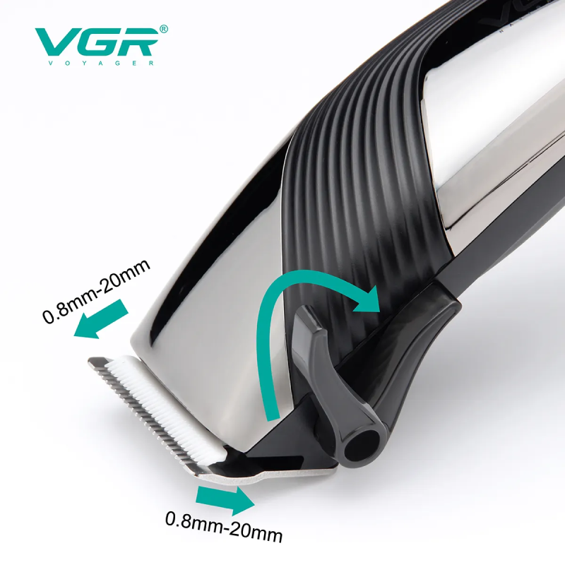 VGR V-121 Elektrikli Profesyonel Ayarlanabilir Güç Özellikli Elektirikli Tıraş Makinesi Kapıda Ödeme - Görsel 2