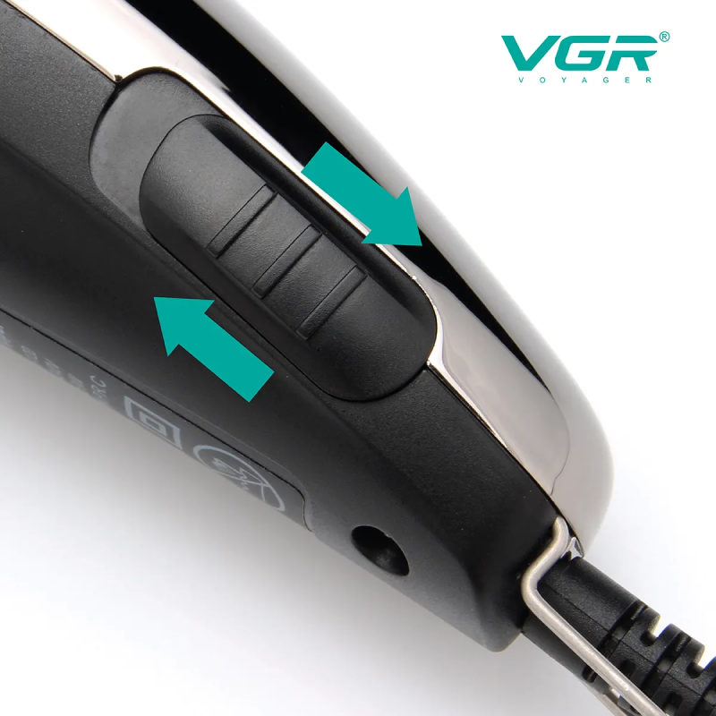 VGR V-121 Elektrikli Profesyonel Ayarlanabilir Güç Özellikli Elektirikli Tıraş Makinesi Kapıda Ödeme - Görsel 3