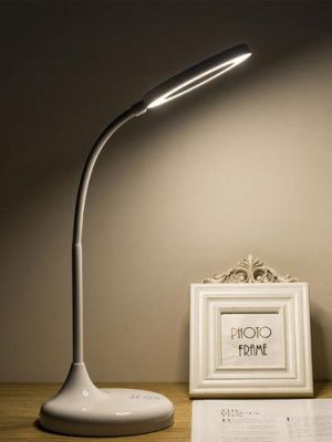 PS-1319 Şarjlı 40 Led Çalışma Okuma Işığı Kademeli Masa Lambası Ayarlanabilir Renk Tonu Ve Parlaklık Kapıda Ödeme