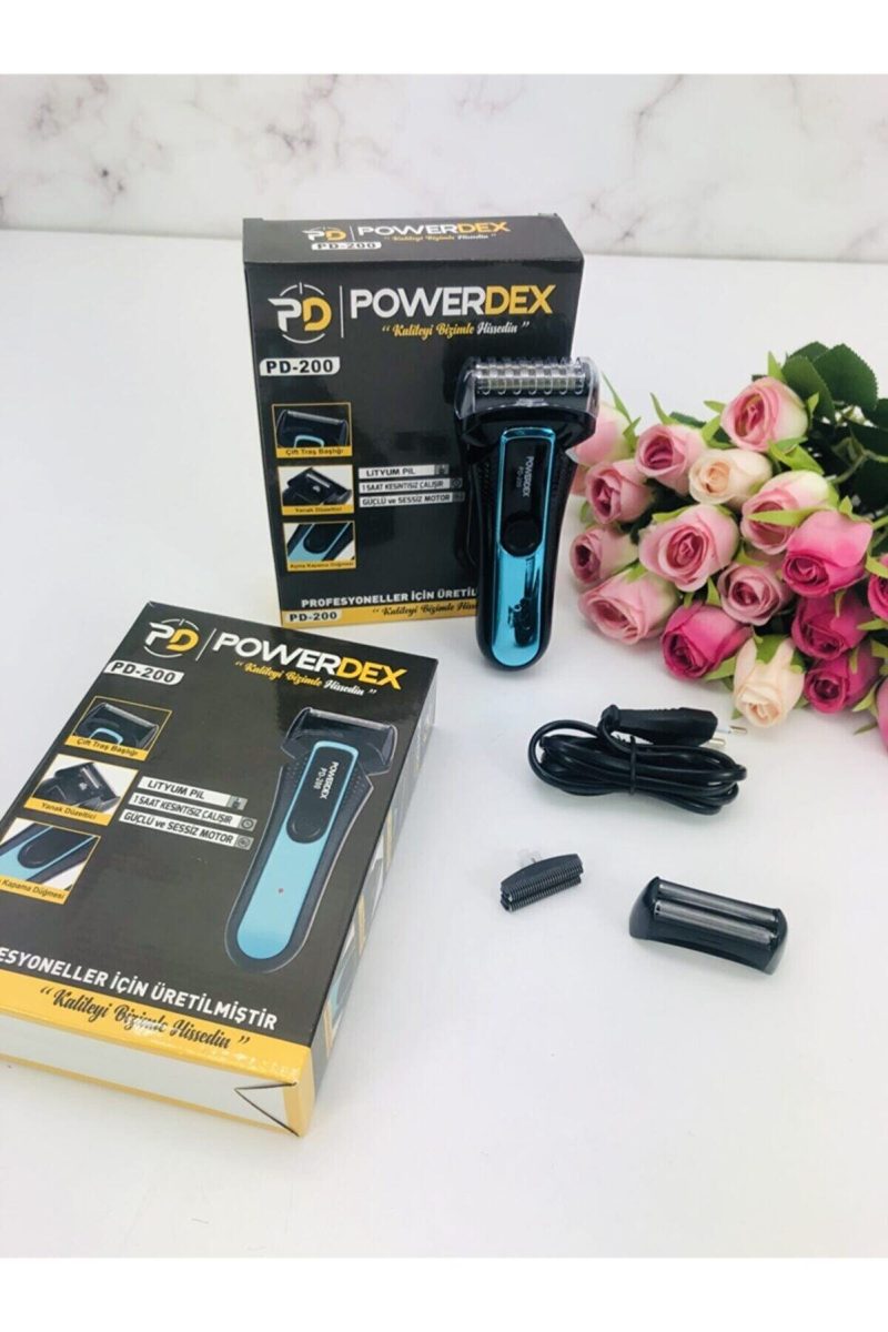PowerDex PD-200 Şarjlı Sıfır Sakal Traş Makinesi Kapıda Ödeme - Görsel 2