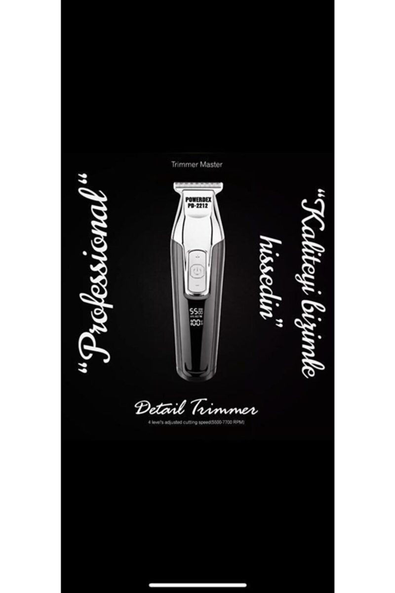 Powerdex Pd-2212 Dijital Şaç Sakal Kesme Makinesi Kapıda Ödeme - Görsel 2
