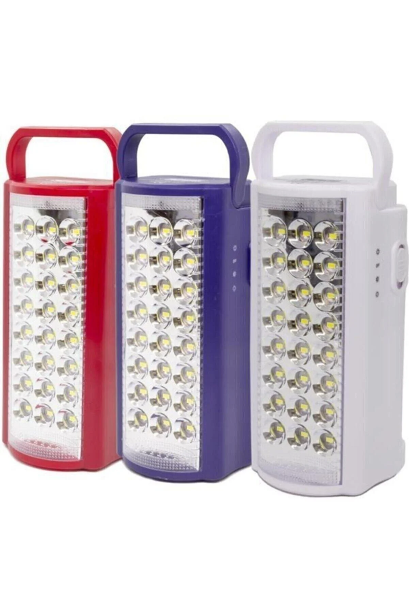 24 Büyük Ledli 80 Saat Yanan Powerbank Özellikli Akülü Led Işıldak Kapıda Ödeme