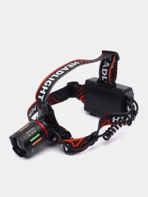 PeakStar PS-2910 Şarjlı Profesyonel Zoomlu Kamp Avcı Balıkçı Kafa Lambası Feneri Kapıda Ödeme