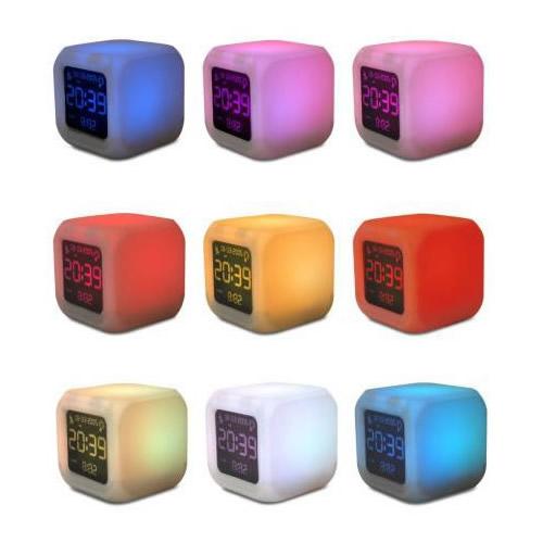 Renk Değiştiren Küp Saat kapıda ödeme