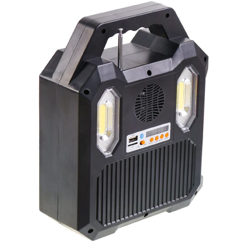 POWERDEX FM USB Bluetooth'lu Güneş Enerji Aydınlatma Seti PD-6800 Kapıda Ödeme - Görsel 2