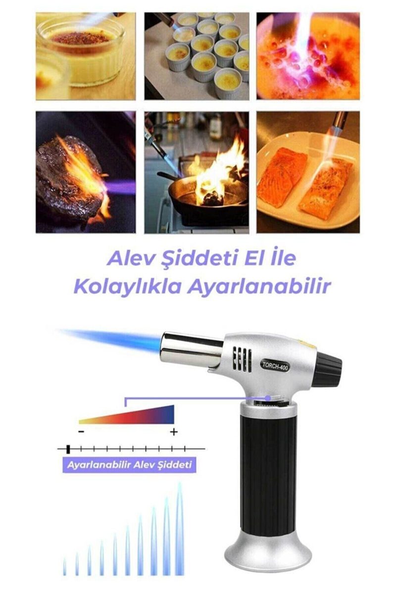 Pürmüz Çakmak Dolduralabilir Profesyonel Metal Gövde Kapıda Ödeme - Görsel 2