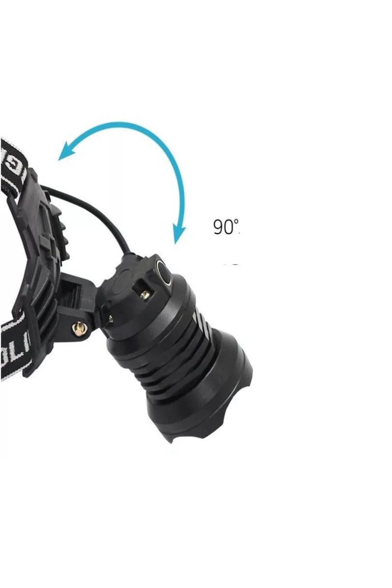 Ps-8090 10000 Lümen Xhp90 Led Şarj Edilebilir Güçlü Profesyonel Kafa Lambası Kapıda Ödeme - Görsel 2