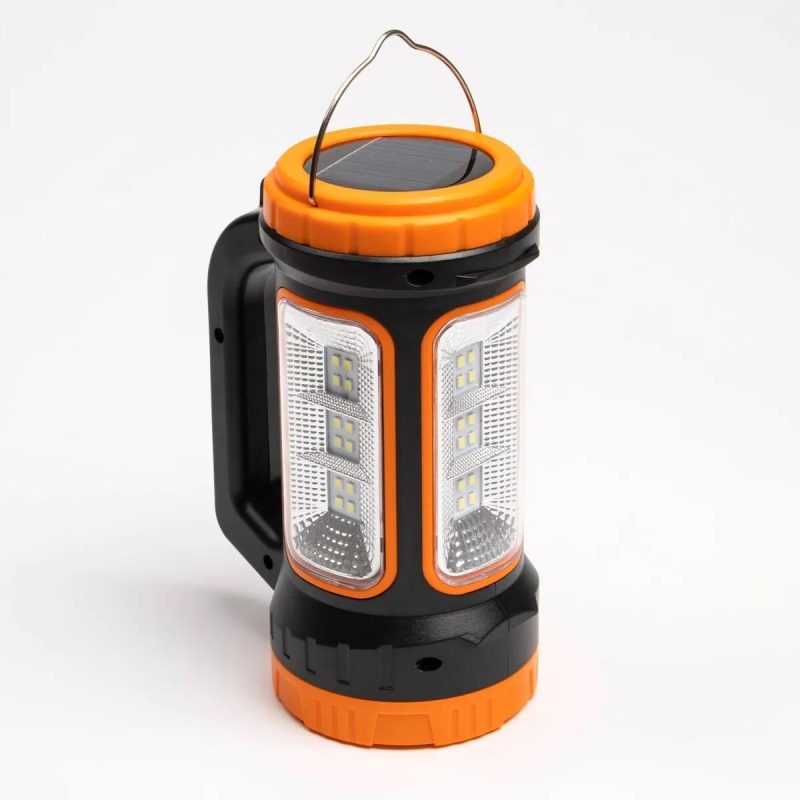 KA-779 3w+15w Uzun Menzilli Solar Güneş Panelli Ultra Güçlü Ledli Şarjlı Fener Kapıda Ödeme - Görsel 2