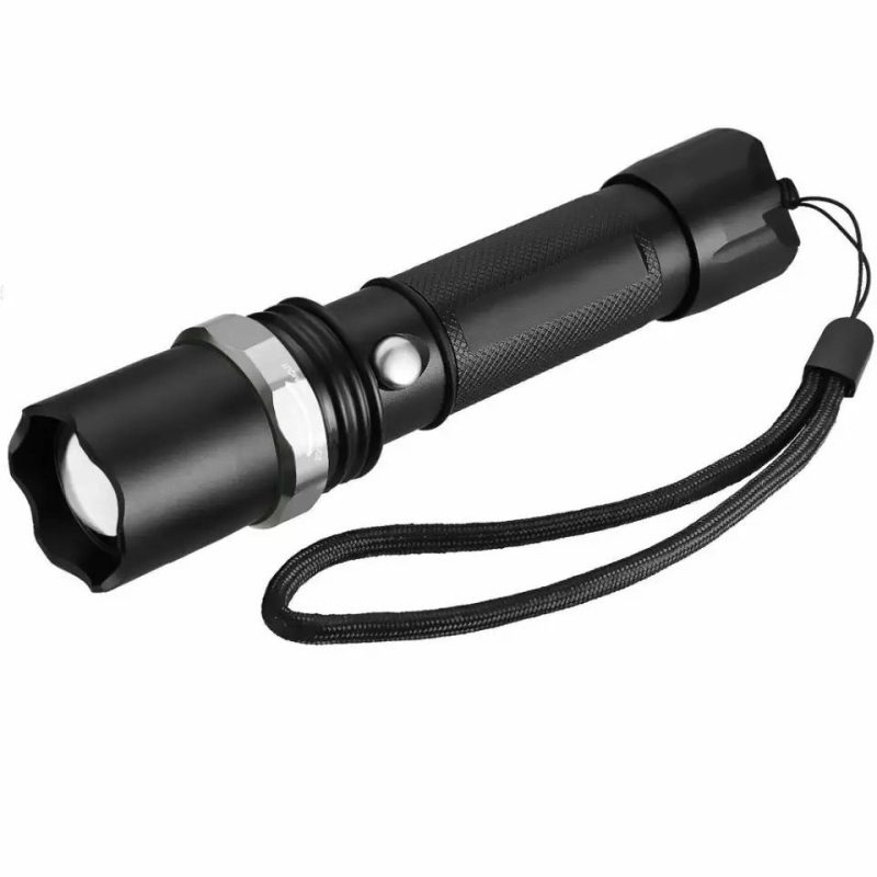 Swat Profesyonel Şarjlı El Feneri Ledli+flashlight+zoom Özellikli 6 Parça Full Set Kapıda Ödeme - Görsel 2