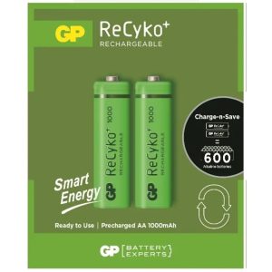 Gp 1000 mA R6 Şarj Edilebilir Smart Enerji 2'li Kalem Pil Kapıda Ödeme