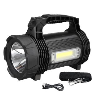 PeakStar PS-889 Su Geçirmez Yüksek Güçlü Osram Led 30W Şarj Edilebilir Powerbank Özellikli Profesyonel El Feneri Kapıda Ödeme