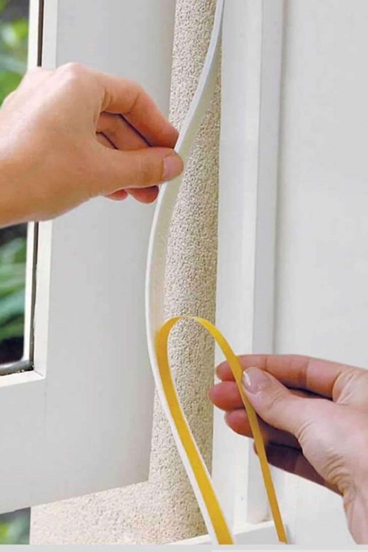 9 Metre Pencere Izolasyon Bandı Yapışkanlı Cam Yalıtım Süngeri Rüzgar Soğuk Kesici Pimapen Fitili Kapıda Ödeme - Görsel 2