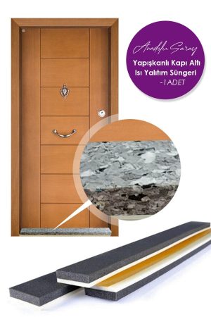 Yapışkanlı Köpük Kapı Altı Isı Yalıtım Eşik Süngeri Kapıda Ödeme