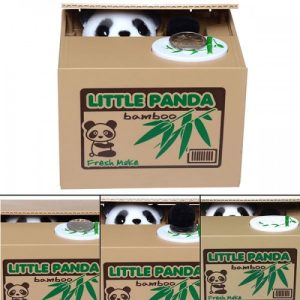 Hırsız Panda Kumbara kapıda ödem