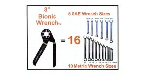 Bionic Wrench çok amaçlı ingiliz anahtarı kapıda ödem