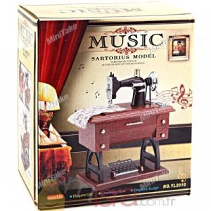 Dikiş Makinası Müzik Kutusu kapıda ödem