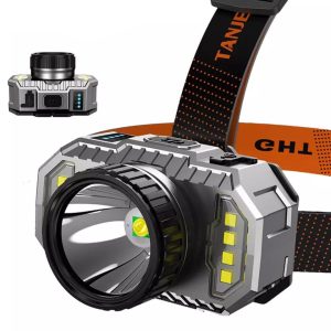 PeakStar PS-010 800 Lümen Şarj Göstergeli Cob LED Usb'li Şarjlı Kafa Lambası Kapıda Ödeme