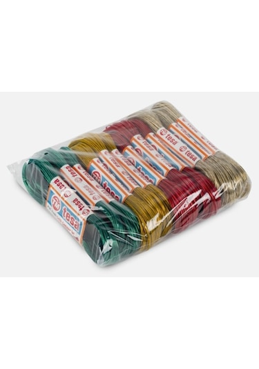 Temsan 12' li PVC Kaplama 20 Metre Çelik Çamaşır İpi Kapıda Ödeme