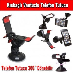 Araç içi kıskaçlı telefon tutucu kapıda ödeme