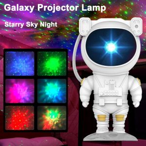 Yıldız Projektör Astronot Işıklı Galaksi Samanyolu Projeksiyon Gece Lambası kapıda ödeme