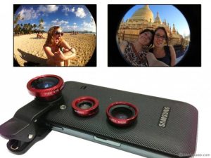 Balık Gözü Lens Fish Eye 3 Wide Geniş Açılı Makro Telefon Lensi kapıda ödeme