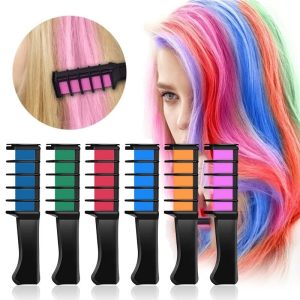 Hairchalk Mini Taraklı Saç Tebeşiri Seti ( 6 Lı Set ) kapıda ödem