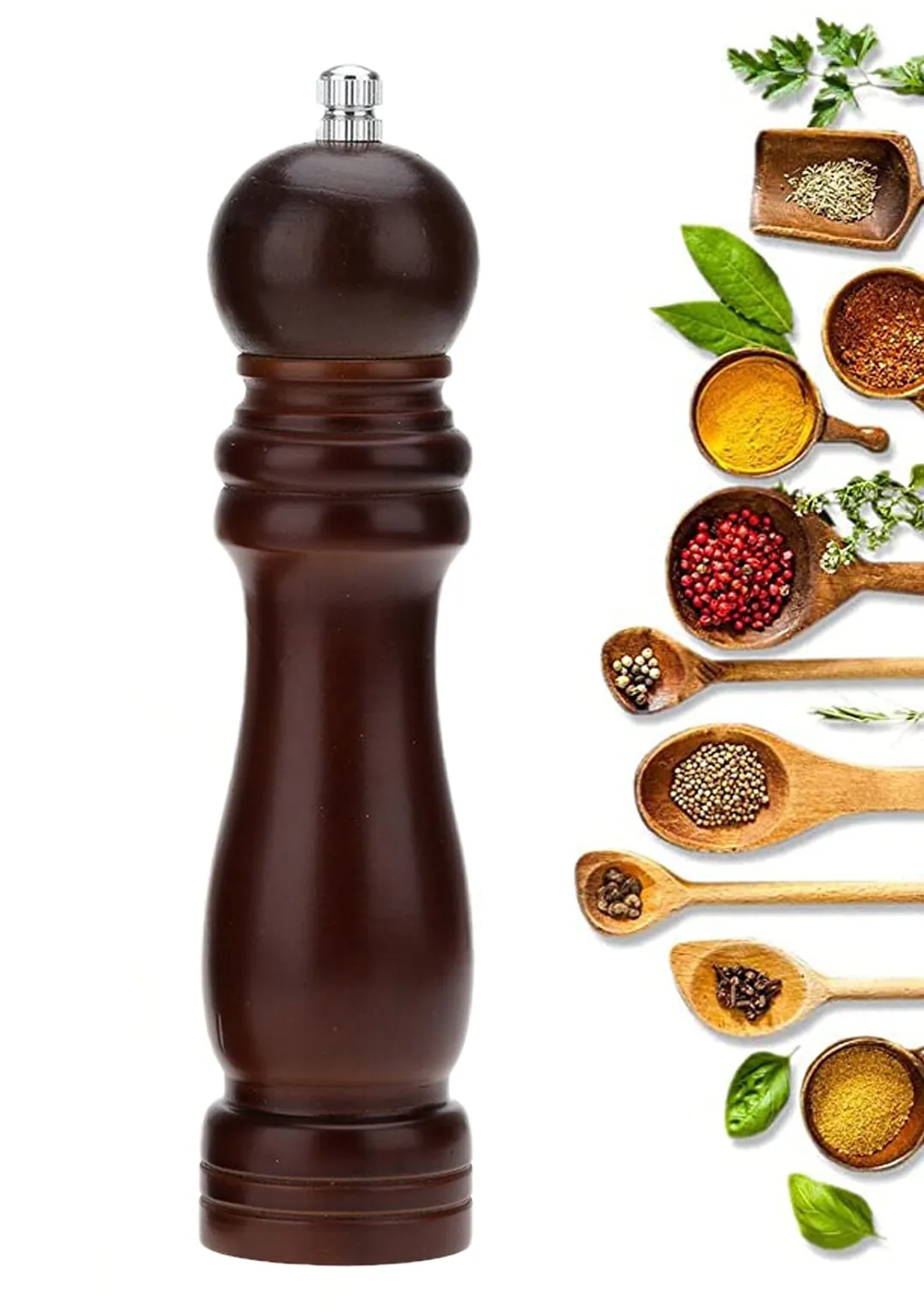 Kahverengi Ahşap Değirmen ( 20 Cm ) kapıda ödem