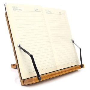 Bambu Ahşap Kitap Okuma & Tablet Standı kapıda ödem