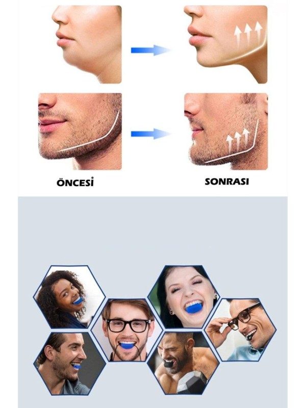 Çene Egzersiz Topu Çene Çizgisi Güçlendirici Kapıda Ödeme - Görsel 3