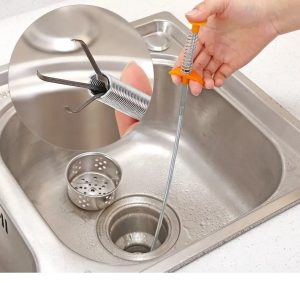 Esnek Lavabo Tıkanıklık Açıcı Tel kapıda ödem