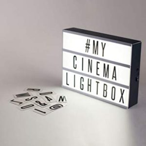 A4 Işıklı Harfli Dekoratif Led Mesaj Panosu Lightbox kapıda ödem
