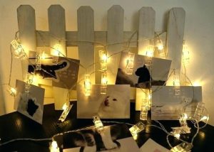 20'li Led Işıklı Fotoğraf Mandalları kapıda ödem