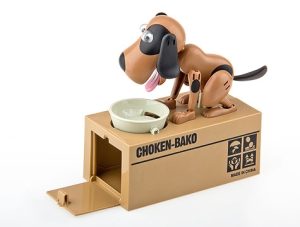 Choken Bako Para Yiyen Köpek Kumbara kapıda ödeme