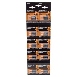 Duracell 1.5V İnce AAA 20'li Alkalin Pil LR03/MN20 Kapıda Ödeme