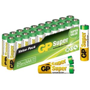 GP 15A-2VS20 Super Alkalin AA/LR6 20'li Kalem Pil Kapıda Ödeme