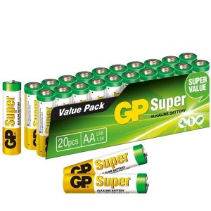 GP 24A-2VS20 Super Alkalin AAA/LR03 20'li İnce Kalem Pil Kapıda Ödeme