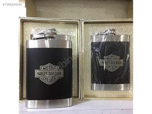 Harley Davidson Matara 8 Oz (240 Ml) Içki Viski Konyak Matarası kapıda ödeme