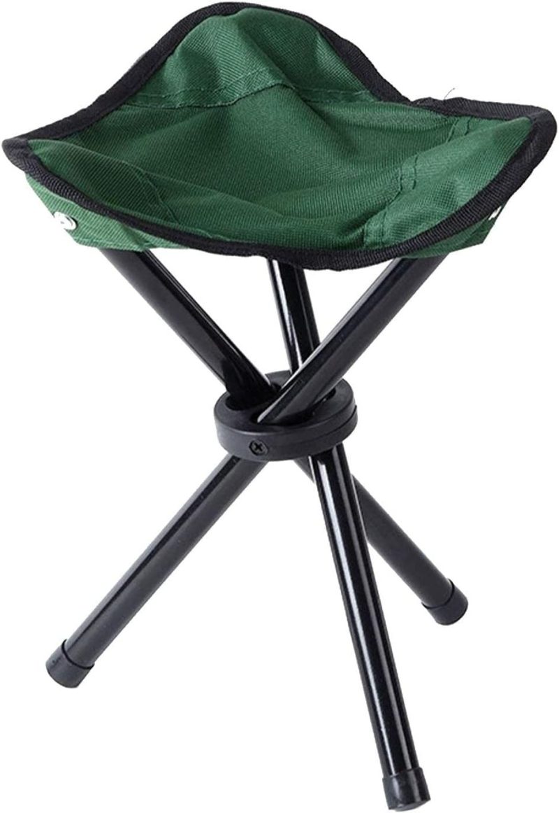 Hafif Taşınabilir Katlanır Tripod Üçgen Kamp Tabure - Görsel 3