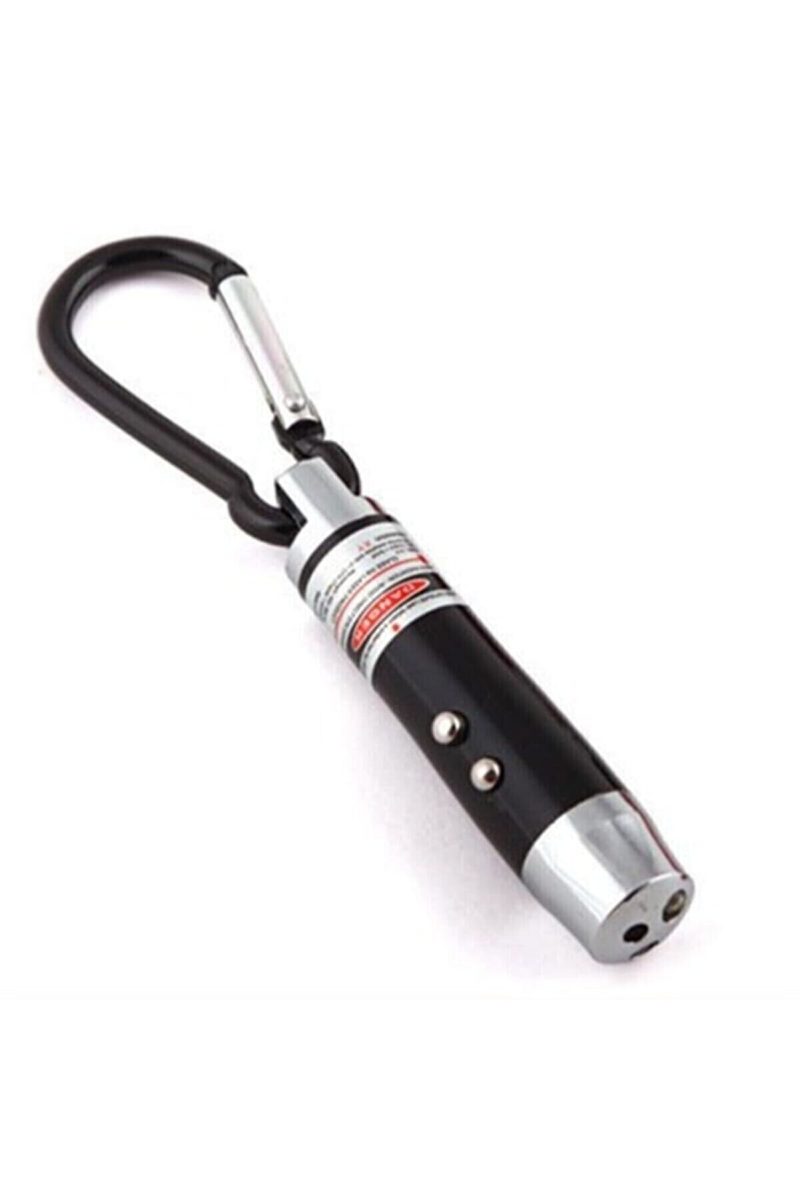 El Feneri Anahtarlık Işıklı Anahtarlık 3 Fonksyonlu Lazer Led Fener Kapıda Ödeme - Görsel 2