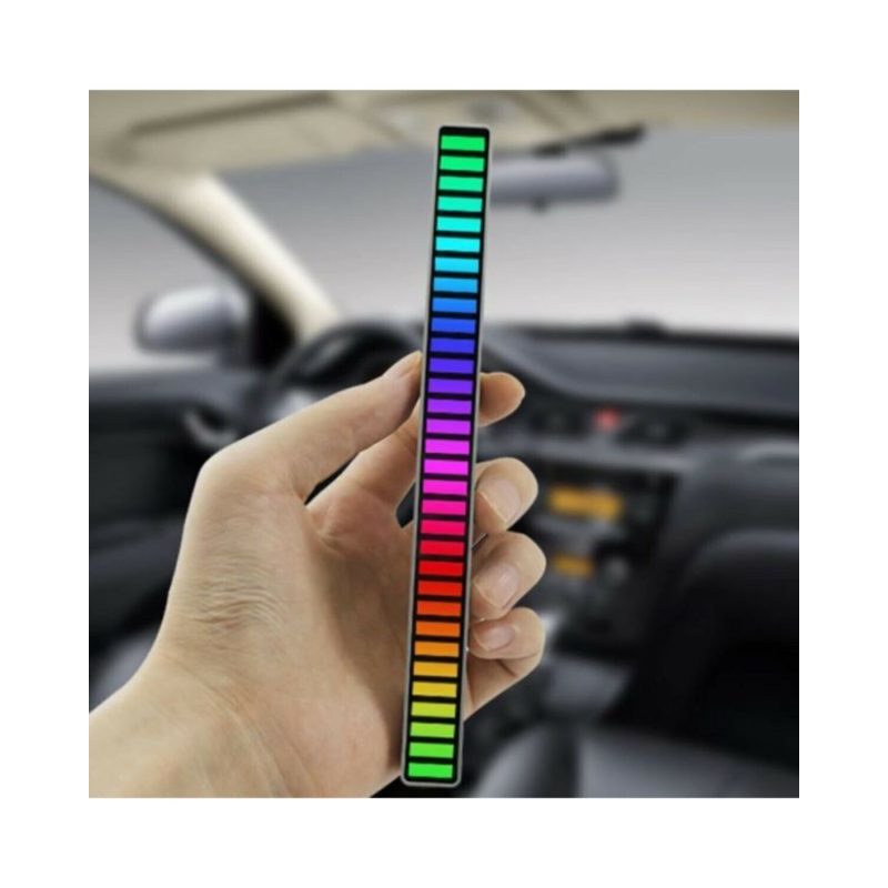 Sese Duyarlı Ekolayzer 32 Led 8 Mod 18 Renk Çubuk Led - Görsel 5