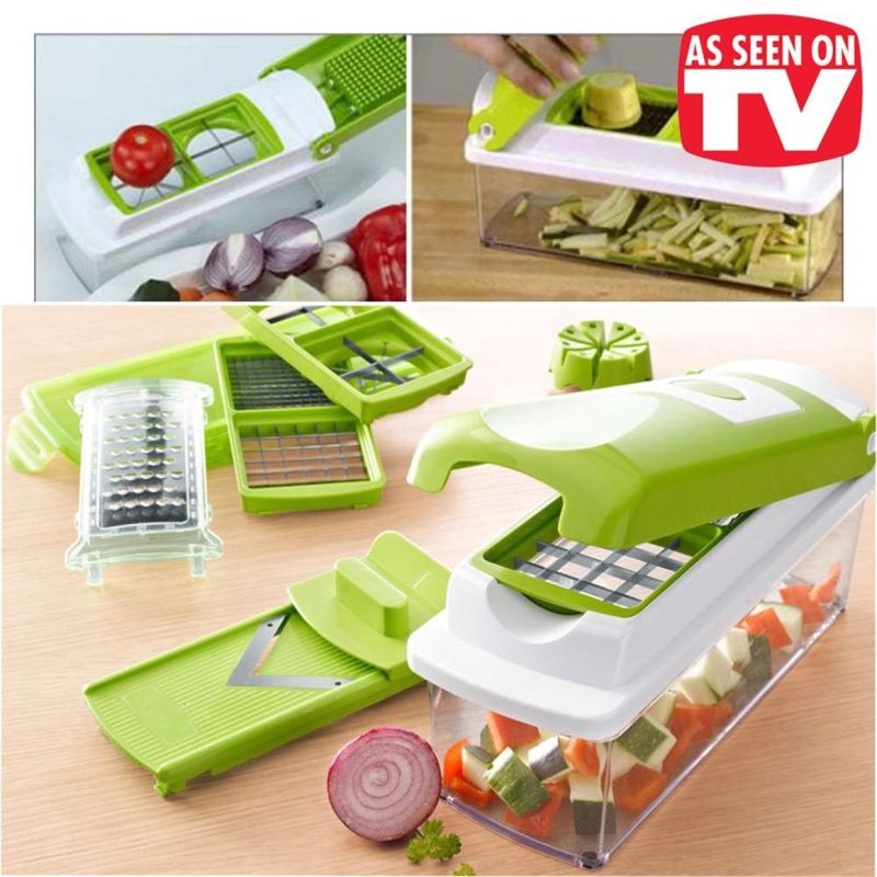 Nicer Dicer Plus Doğrayıcı Rende Mutfak Robotu Çok Fonksiyonlu Soğan Sebze Dilimleyici Doğrama - Görsel 4