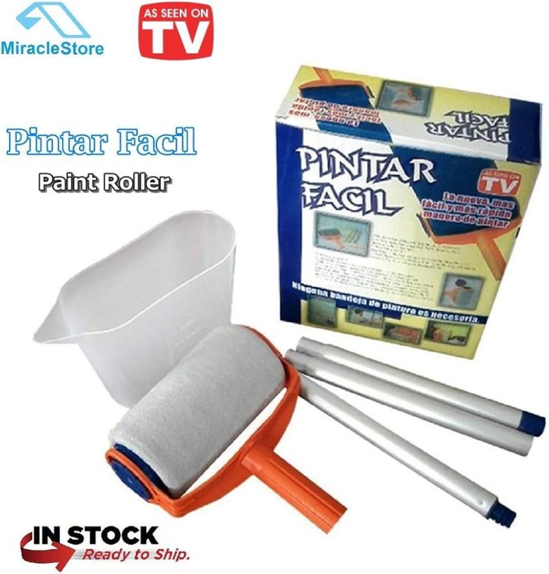 Pintar Facil Pratik Damlatmayan Boya Rulosu Ve Fırçası kapıda ödeme