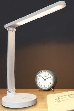 PS-1912 Şarjlı 40 Led Çalışma Okuma Işığı Kademeli Masa Lambası Ayarlanabilir Renk Tonu Ve Parlaklık Kapıda Ödeme