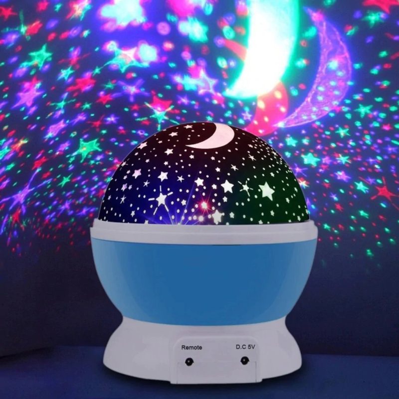 Starmaster Klc-03 3 X Kalem Pilli + 5 Volt Yıldız Yansıtmalı Küre Tip Gece Lambası - Görsel 5