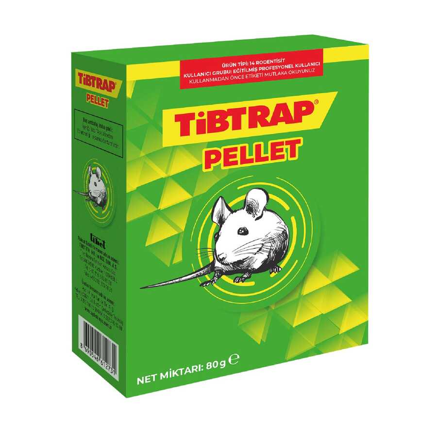 Tibtrap Fare Zehiri Pellet 80 g Kapıda Ödeme