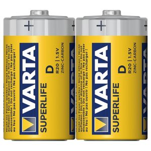Varta Superlife Çinko Büyük D Boy Pil 24'lü Paket Kapıda Ödeme