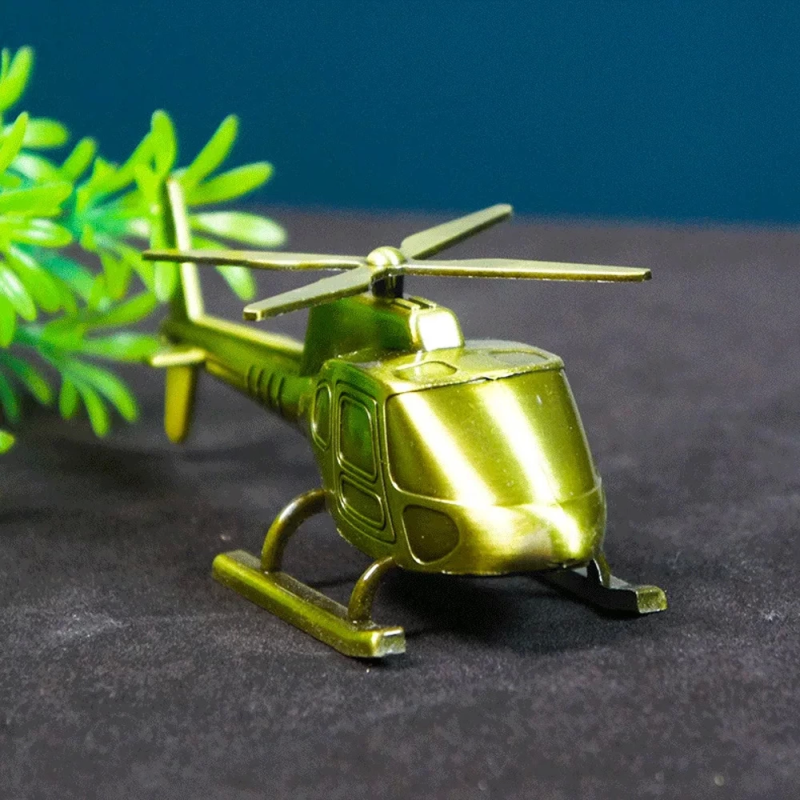 Dekoratif Metal Helikopter - Görsel 3