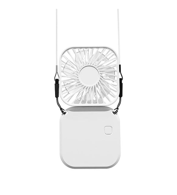El Fanı Mini Masaüstü Ve Boyun Askılı Fan Portatif Şarjlı 3 Kademeli Vantilatör Soğutucu kapıda ödeme