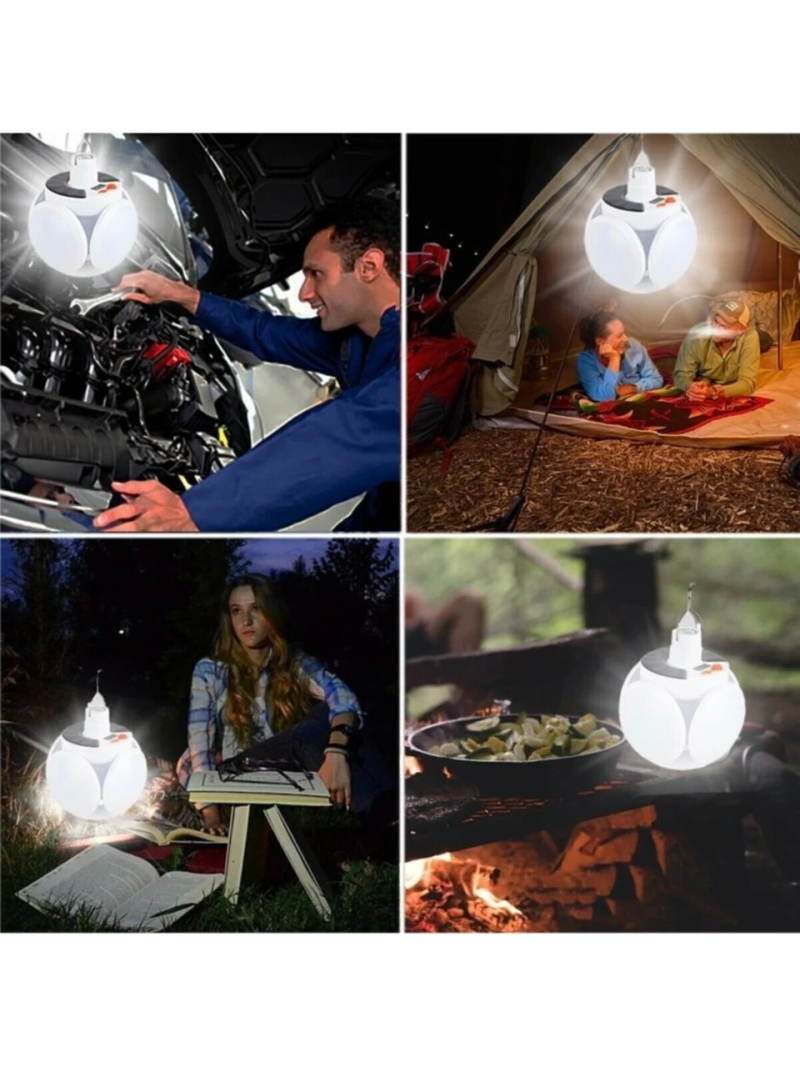 P-038 Solar Güneş Enerji Ve Usb Sarjli 5 Kanatlı - Görsel 2