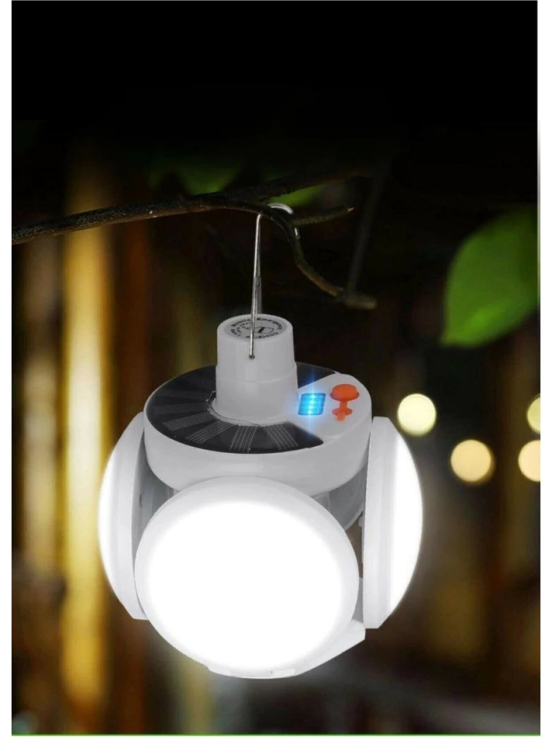 P-038 Solar Güneş Enerji Ve Usb Sarjli 5 Kanatlı - Görsel 3